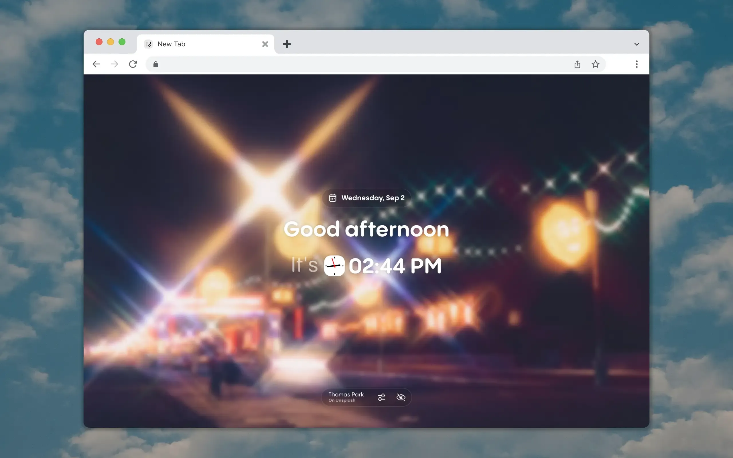 New Tab Screenshots