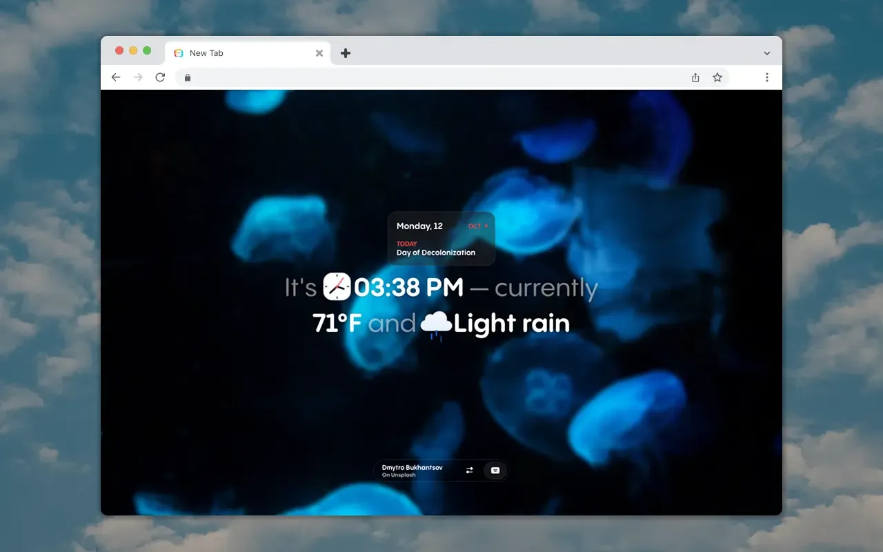 New Tab Screenshots